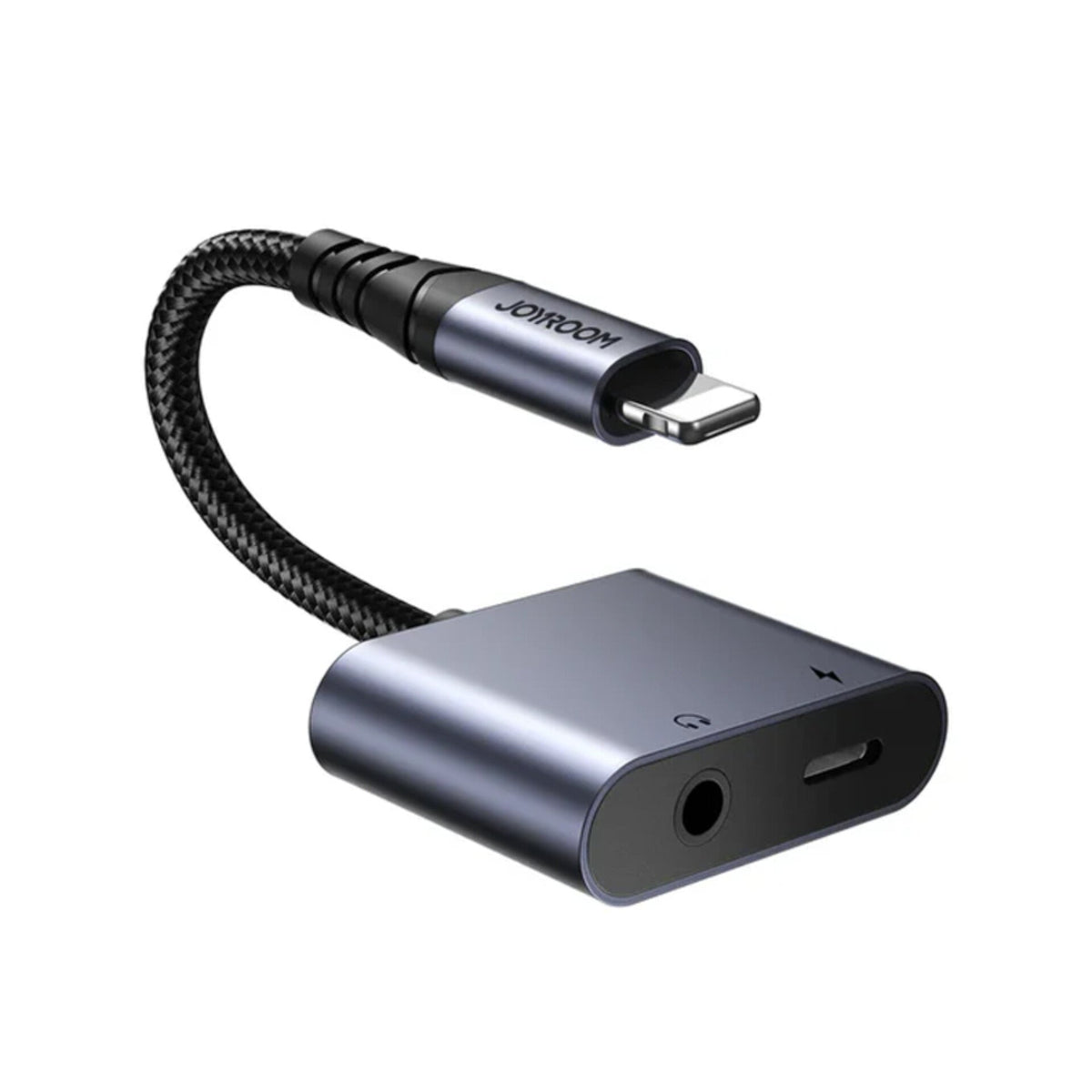 100% Original Joyroom SY-L01 2-in-1 Lightning to 3.5mm Audio Adapter
