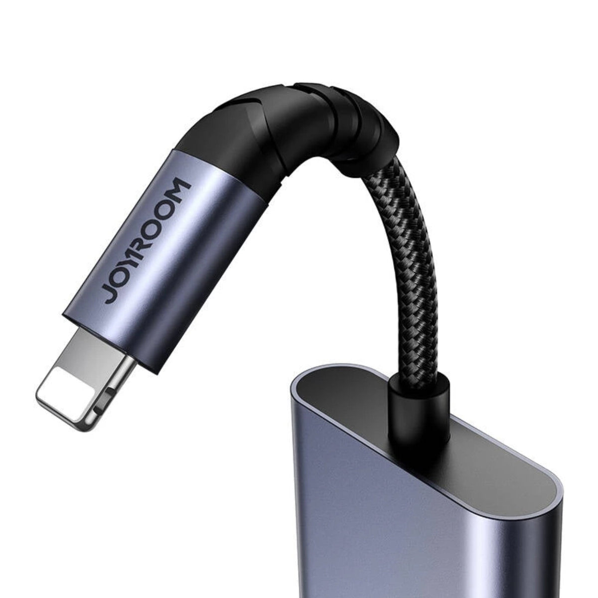 100% Original Joyroom SY-L01 2-in-1 Lightning to 3.5mm Audio Adapter