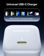 100% Baseus 45W GaN6 USB-C Fast Charger, PPS PD Wall Adapter