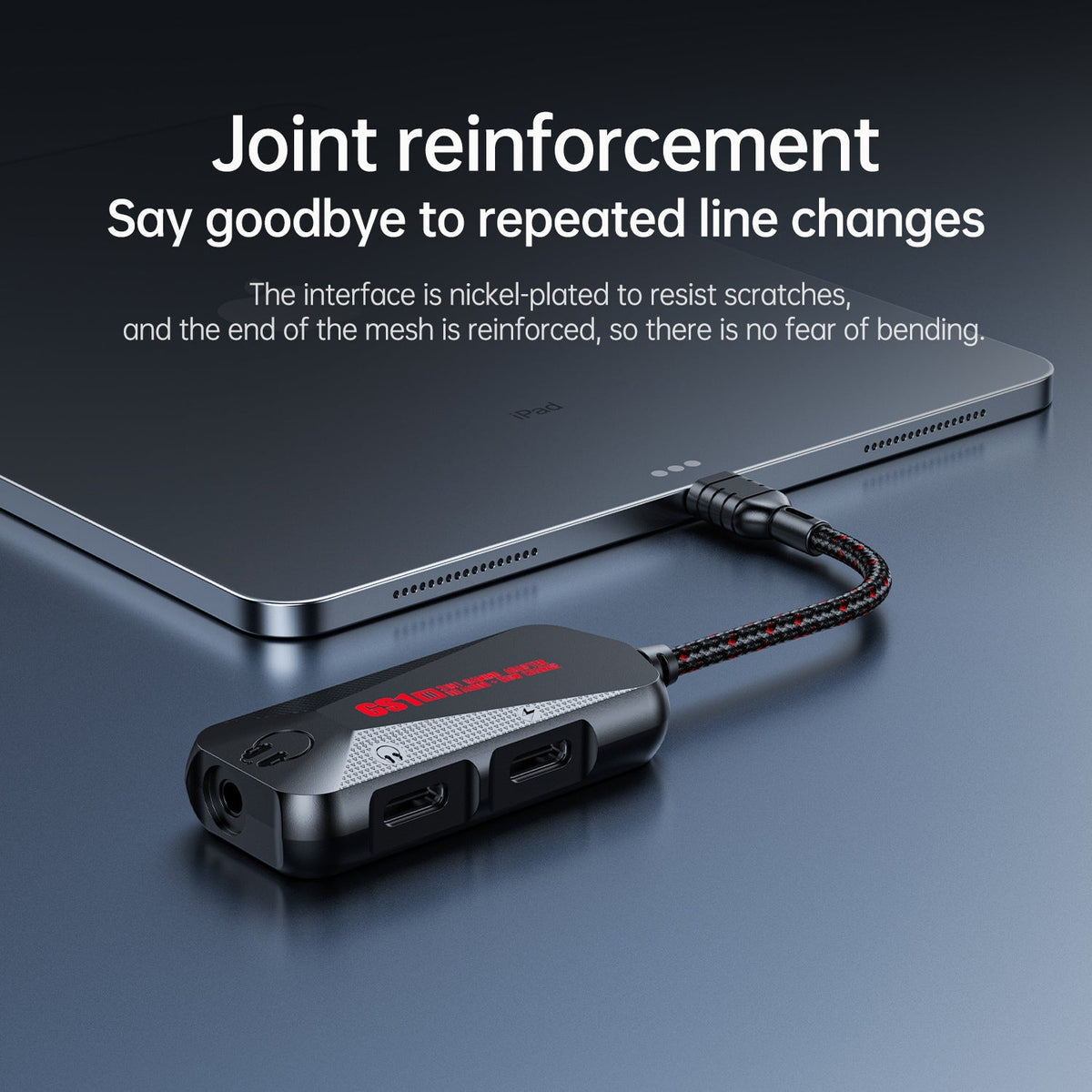100% Original PLEXTONE GS1 3 in 1 Dual Type C 3.5MM Jack Adapter