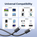 Original LISEN 240W (2M) USB C to USB C Cable