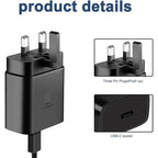 Samsung 45W PD UK Pin PPS Super Fast GaN Charger UK Plug