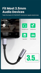 UGREEN USB-C to 3.5mm Aux Adapter - Premium Audio Dongle