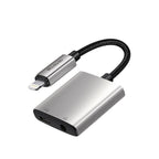 Mcdodo 2 in 1 iPhone Dual Port Splitter Lightning To 3.5mm