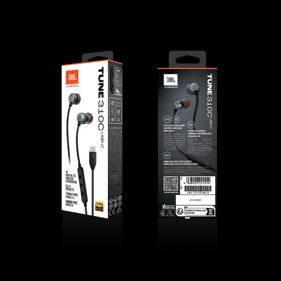 100% Original JBL Tune 310C USB-C In-Ear Headphones